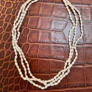 Freshwater Pearl 16 inch triple strand necklace